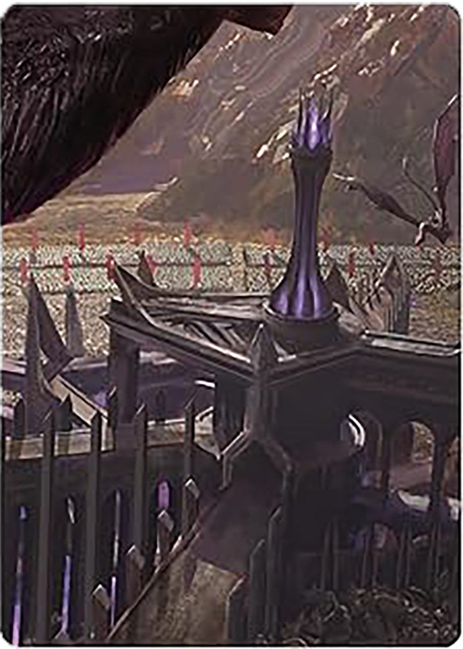 Minas Morgul, Dark Fortress Art Card [The Lord of the Rings: Tales of Middle-earth Art Series] | Jomio and Rueliete's Cards and Comics