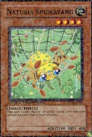 Naturia Spiderfang [DT02-EN070] Common | Jomio and Rueliete's Cards and Comics