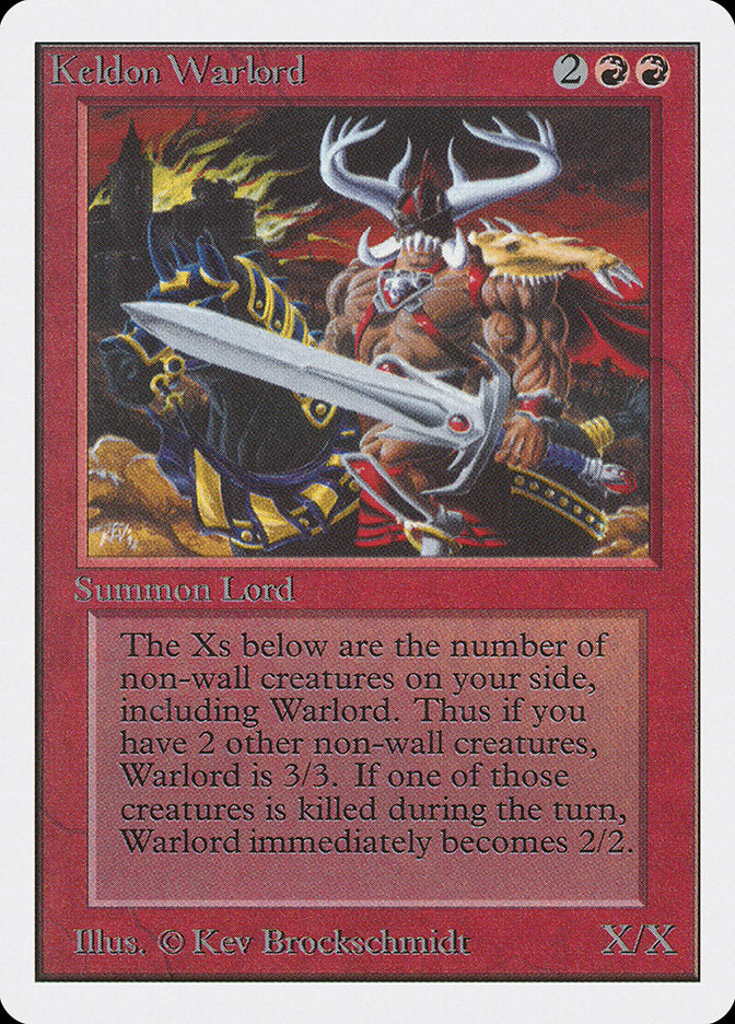 Keldon Warlord [Unlimited Edition] | Jomio and Rueliete's Cards and Comics