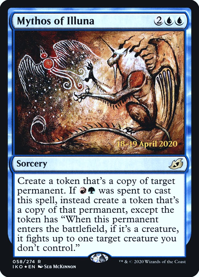 Mythos of Illuna [Ikoria: Lair of Behemoths Prerelease Promos] | Jomio and Rueliete's Cards and Comics