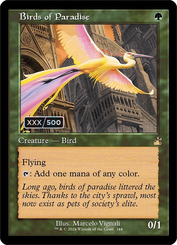 Birds of Paradise (Retro) (Serialized) [Ravnica Remastered] | Jomio and Rueliete's Cards and Comics