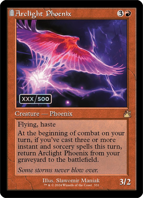 Arclight Phoenix (Retro) (Serialized) [Ravnica Remastered] | Jomio and Rueliete's Cards and Comics