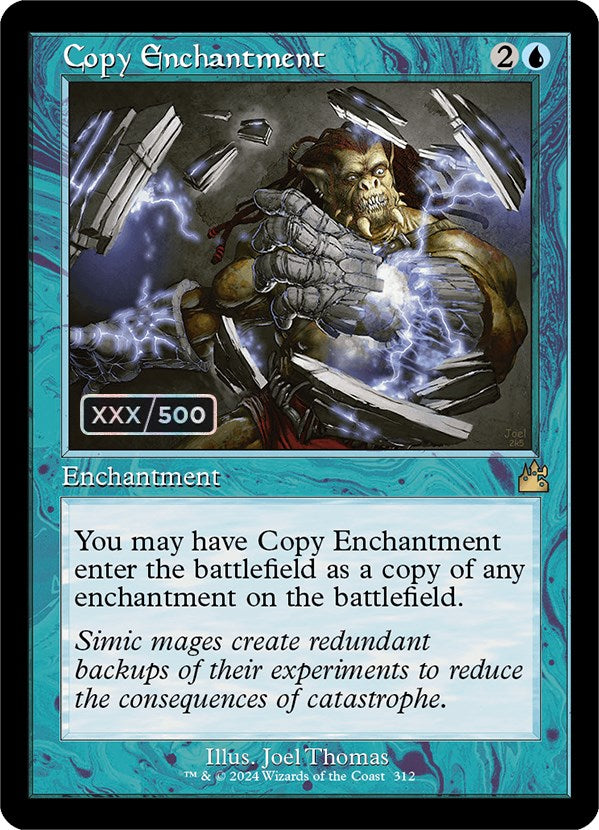 Copy Enchantment (Retro) (Serialized) [Ravnica Remastered] | Jomio and Rueliete's Cards and Comics