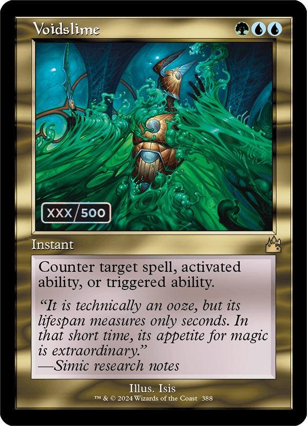 Voidslime (Retro) (Serialized) [Ravnica Remastered] | Jomio and Rueliete's Cards and Comics
