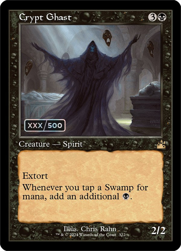 Crypt Ghast (Retro) (Serialized) [Ravnica Remastered] | Jomio and Rueliete's Cards and Comics