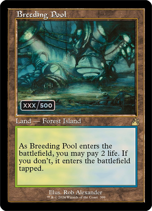 Breeding Pool (Retro) (Serialized) [Ravnica Remastered] | Jomio and Rueliete's Cards and Comics