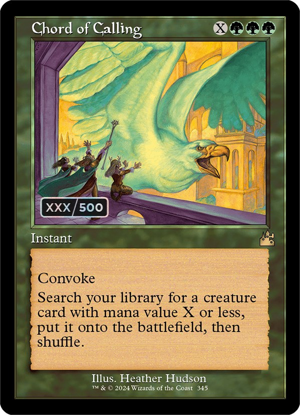 Chord of Calling (Retro) (Serialized) [Ravnica Remastered] | Jomio and Rueliete's Cards and Comics