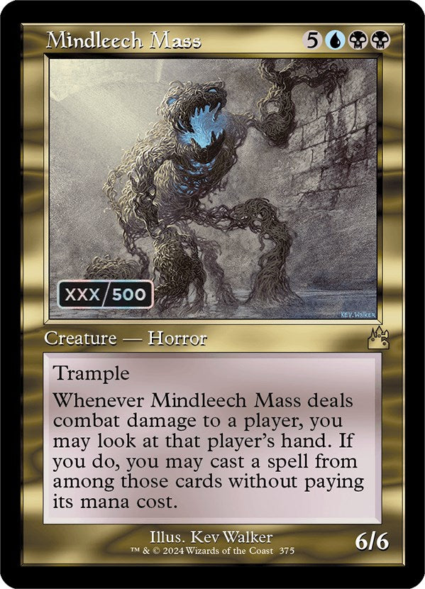 Mindleech Mass (Retro) (Serialized) [Ravnica Remastered] | Jomio and Rueliete's Cards and Comics
