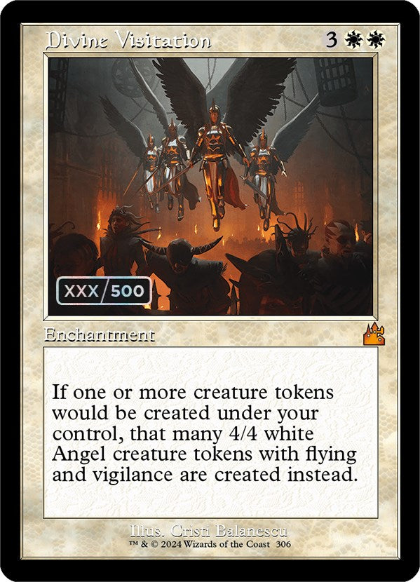 Divine Visitation (Retro) (Serialized) [Ravnica Remastered] | Jomio and Rueliete's Cards and Comics