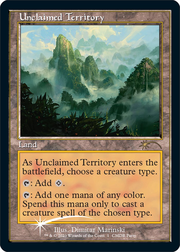 Unclaimed Territory (Retro) [Wizards Play Network 2023] | Jomio and Rueliete's Cards and Comics
