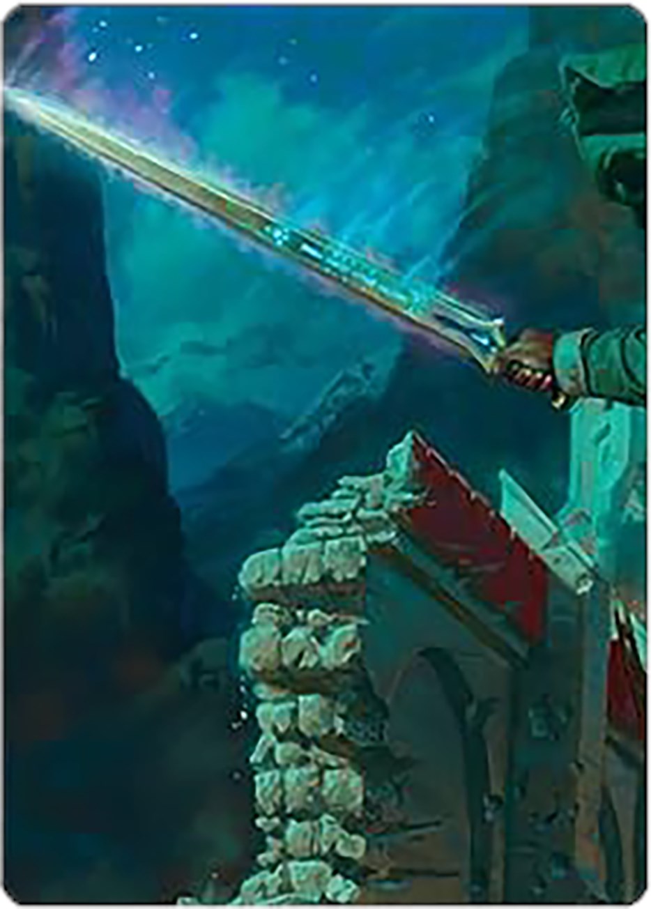 Anduril, Narsil Reforged Art Card [The Lord of the Rings: Tales of Middle-earth Art Series] | Jomio and Rueliete's Cards and Comics