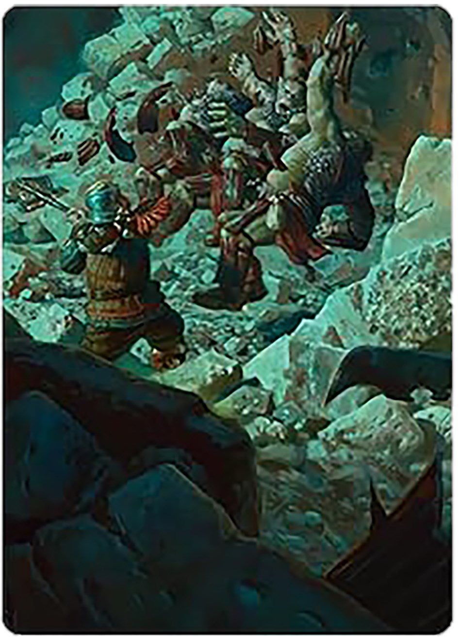 Gimli's Reckless Might Art Card [The Lord of the Rings: Tales of Middle-earth Art Series] | Jomio and Rueliete's Cards and Comics