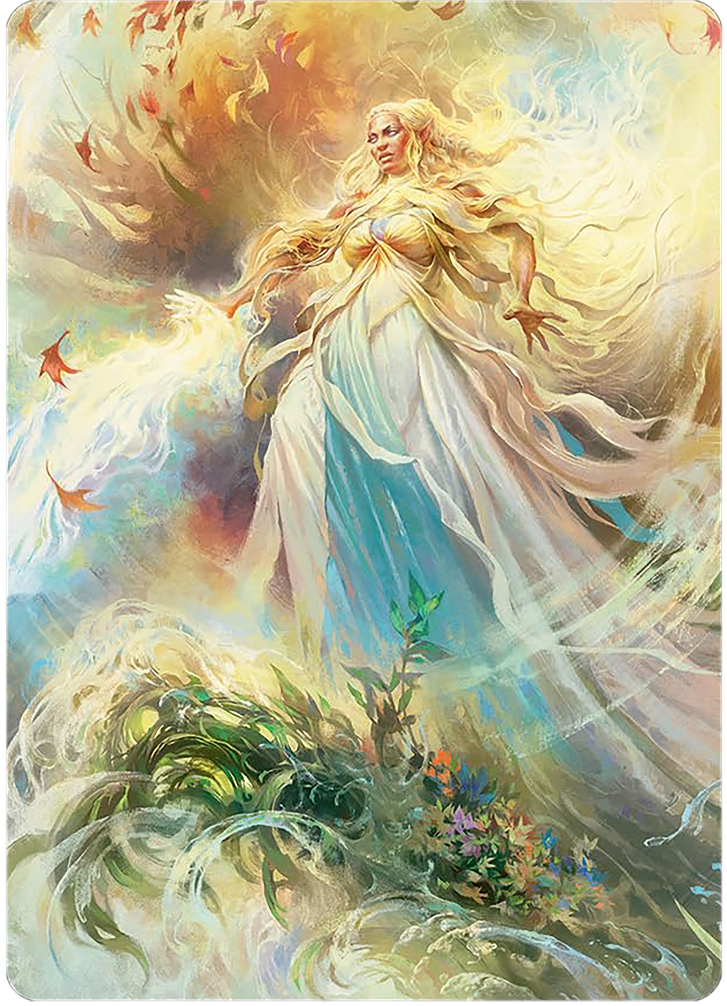 Galadriel, Light of Valinor Art Card [The Lord of the Rings: Tales of Middle-earth Art Series] | Jomio and Rueliete's Cards and Comics