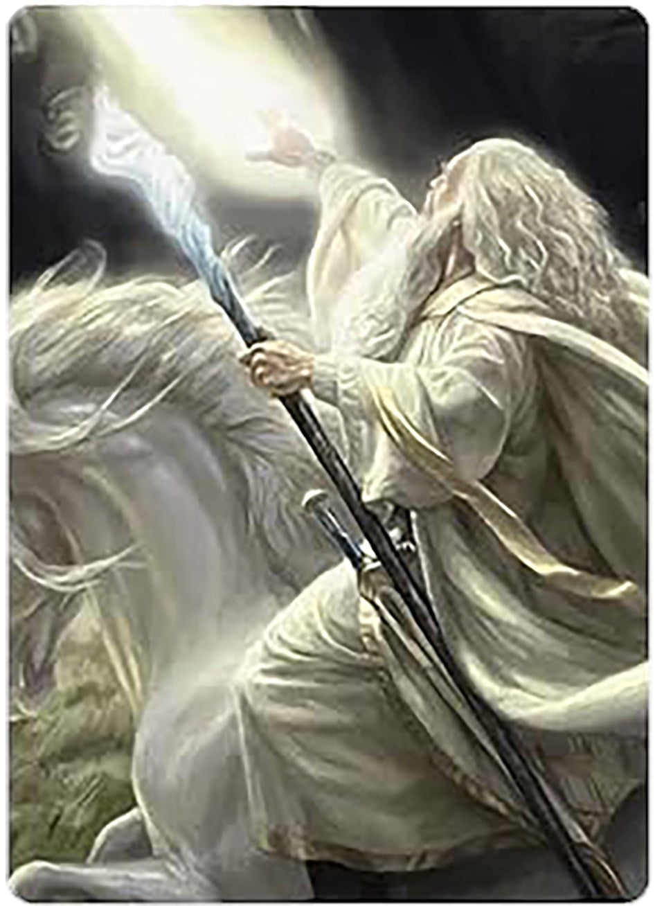 Gandalf of the Secret Fire Art Card [The Lord of the Rings: Tales of Middle-earth Art Series] | Jomio and Rueliete's Cards and Comics