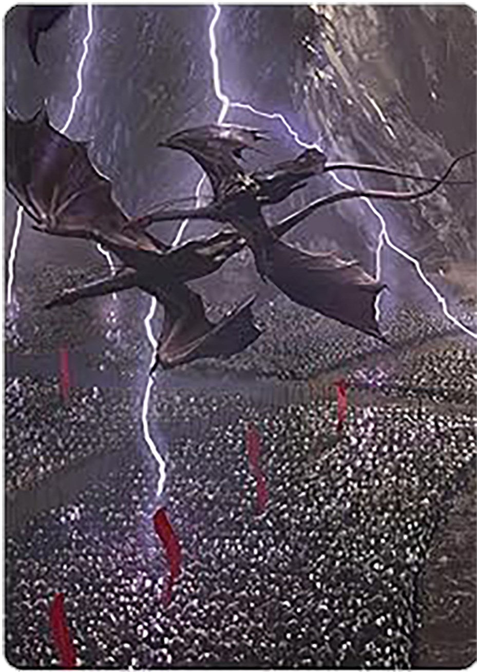 Mordor on the March Art Card [The Lord of the Rings: Tales of Middle-earth Art Series] | Jomio and Rueliete's Cards and Comics