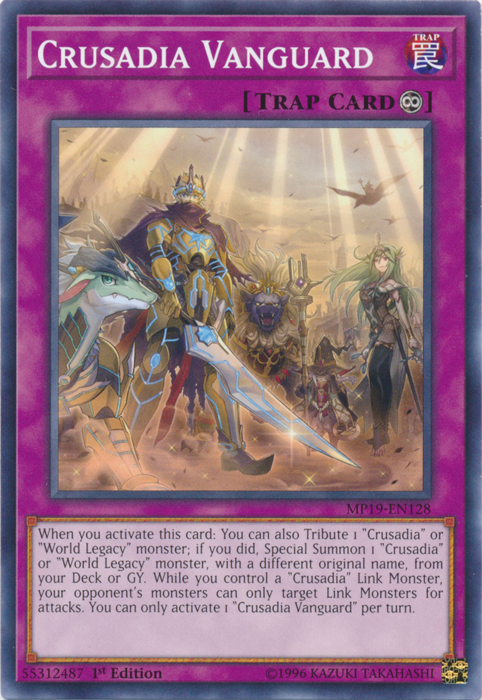 Crusadia Vanguard [MP19-EN128] Common | Jomio and Rueliete's Cards and Comics