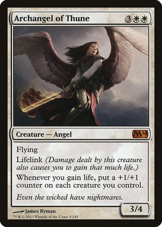 Archangel of Thune [Magic 2014] | Jomio and Rueliete's Cards and Comics