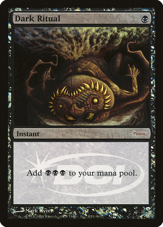 Dark Ritual [Judge Gift Cards 2009] | Jomio and Rueliete's Cards and Comics