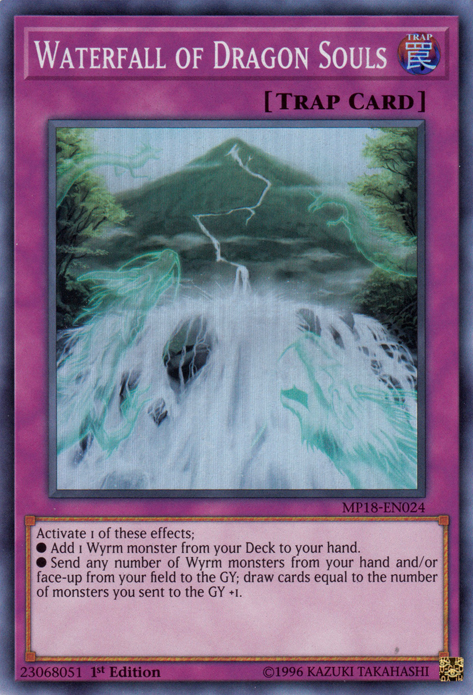 Waterfall of Dragon Souls [MP18-EN024] Super Rare | Jomio and Rueliete's Cards and Comics