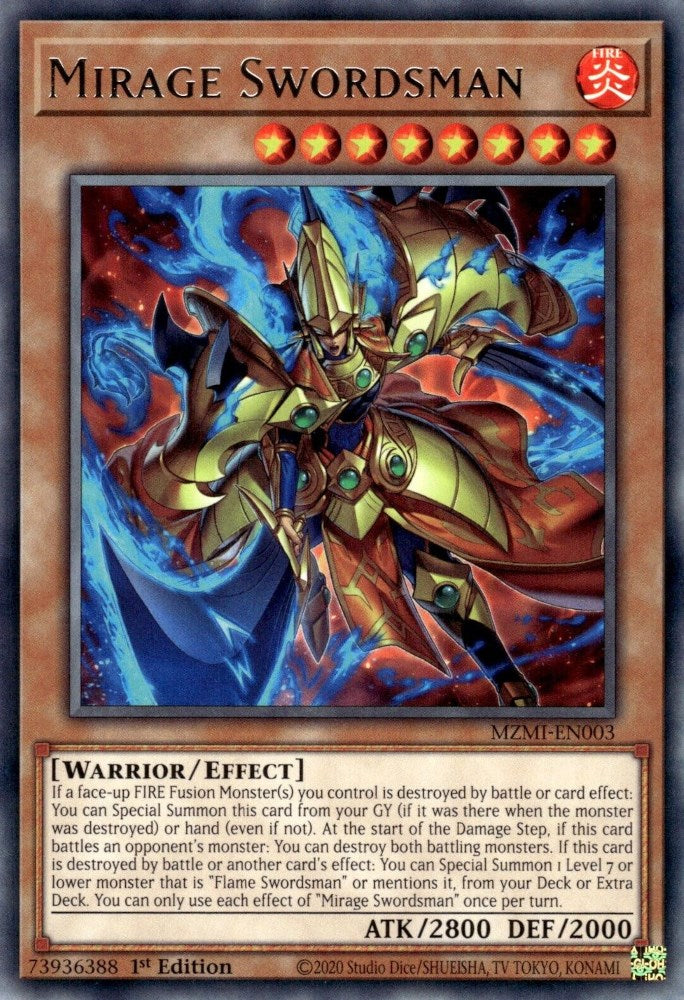 Mirage Swordsman [MZMI-EN003] Rare | Jomio and Rueliete's Cards and Comics