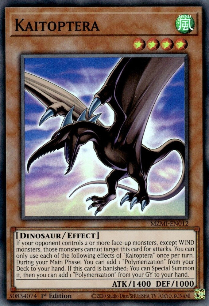 Kaitoptera [MZMI-EN012] Super Rare | Jomio and Rueliete's Cards and Comics