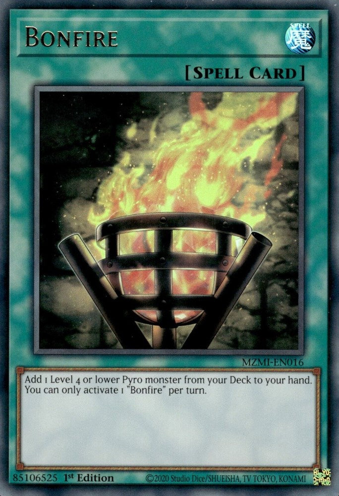 Bonfire [MZMI-EN016] Ultra Rare | Jomio and Rueliete's Cards and Comics