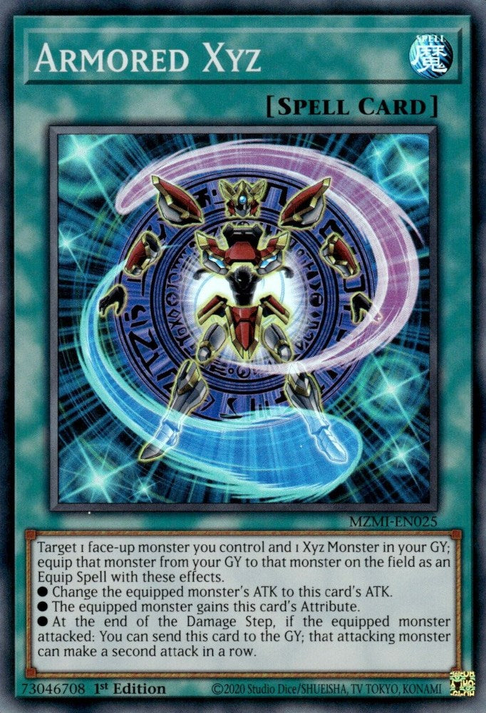 Armored Xyz [MZMI-EN025] Super Rare | Jomio and Rueliete's Cards and Comics