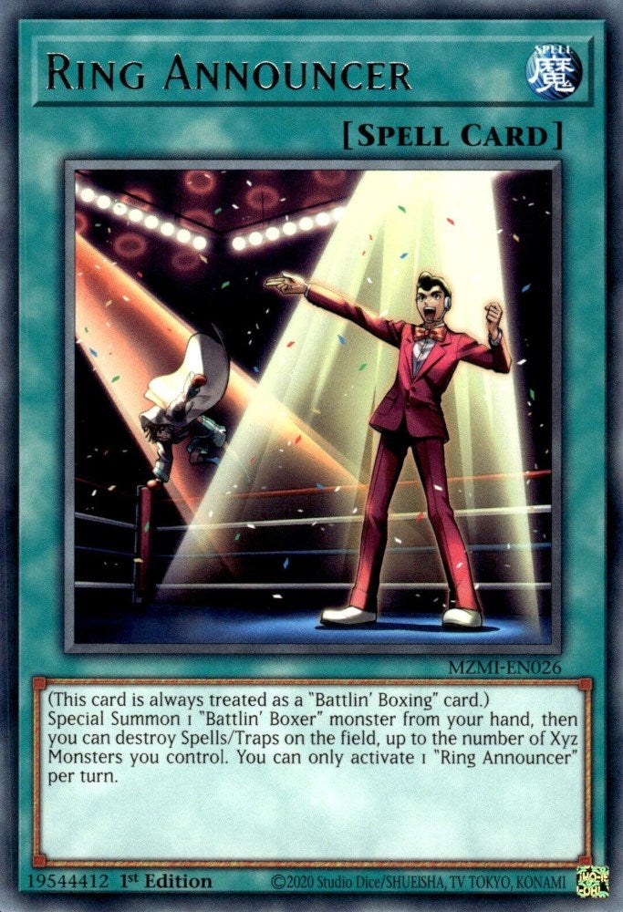 Ring Announcer [MZMI-EN026] Rare | Jomio and Rueliete's Cards and Comics