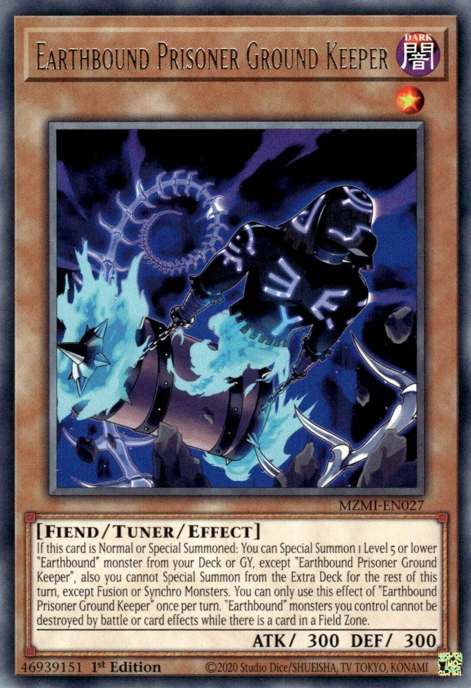 Earthbound Prisoner Ground Keeper [MZMI-EN027] Rare | Jomio and Rueliete's Cards and Comics