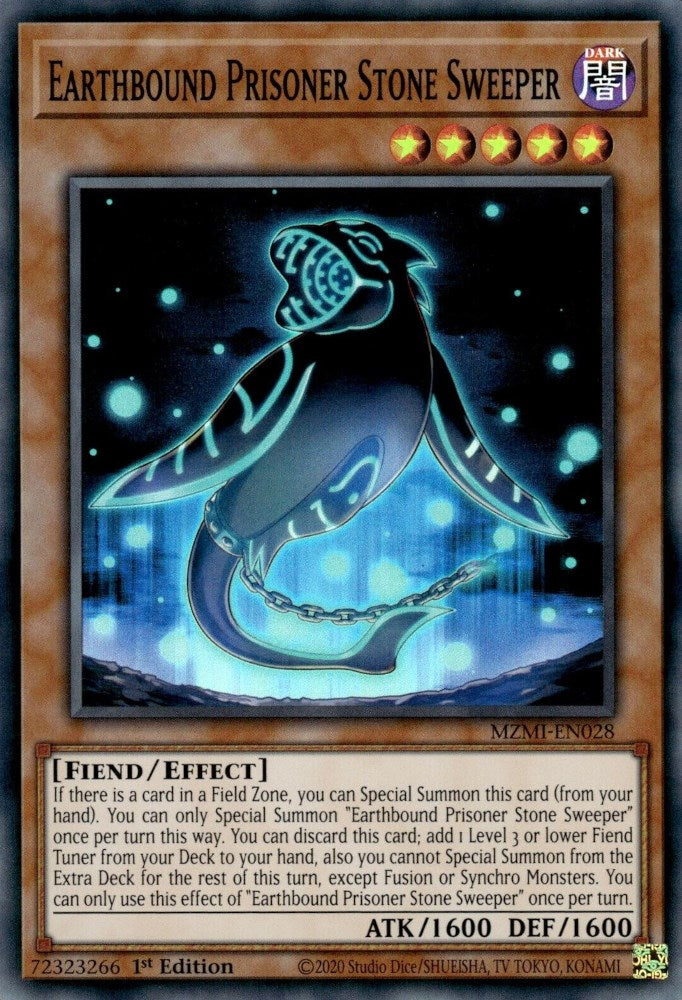 Earthbound Prisoner Stone Sweeper [MZMI-EN028] Super Rare | Jomio and Rueliete's Cards and Comics