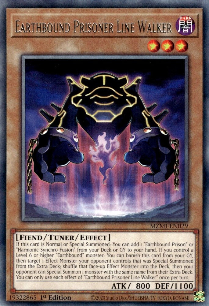 Earthbound Prisoner Line Walker [MZMI-EN029] Rare | Jomio and Rueliete's Cards and Comics