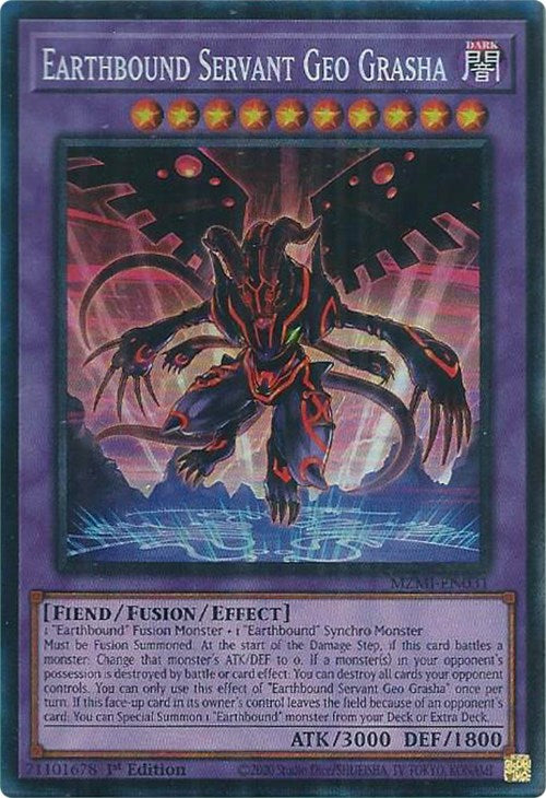 Earthbound Servant Geo Grasha (CR) [MZMI-EN031] Collector's Rare | Jomio and Rueliete's Cards and Comics