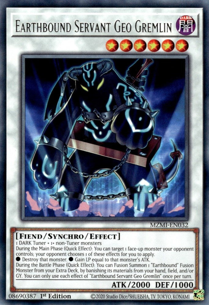 Earthbound Servant Geo Gremlin [MZMI-EN032] Rare | Jomio and Rueliete's Cards and Comics