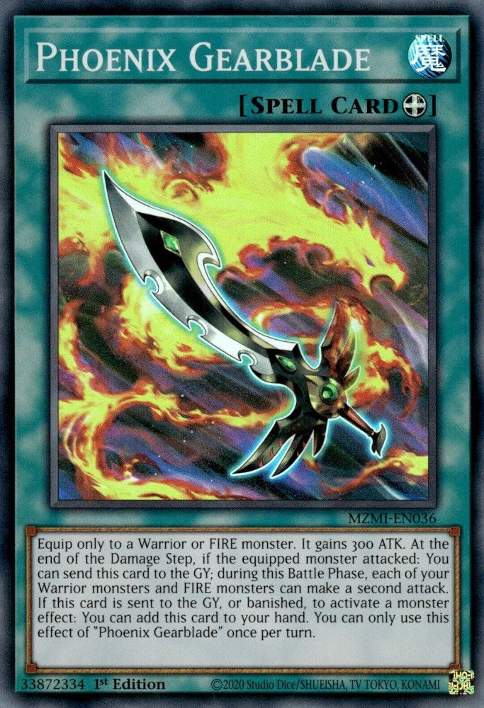 Phoenix Gearblade [MZMI-EN036] Super Rare | Jomio and Rueliete's Cards and Comics