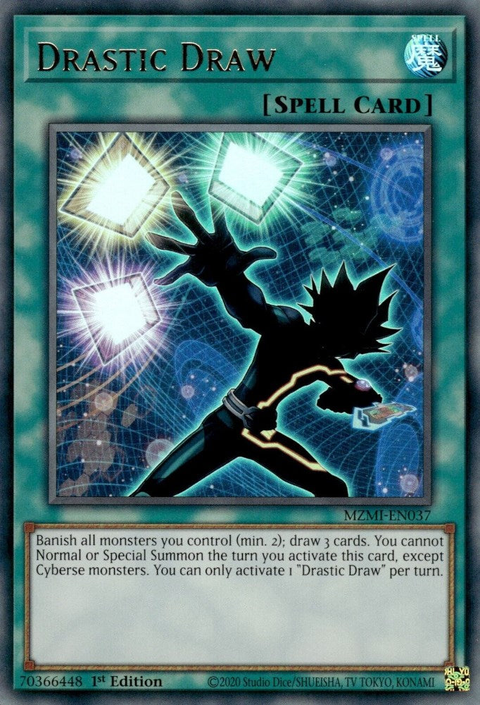 Drastic Draw [MZMI-EN037] Ultra Rare | Jomio and Rueliete's Cards and Comics