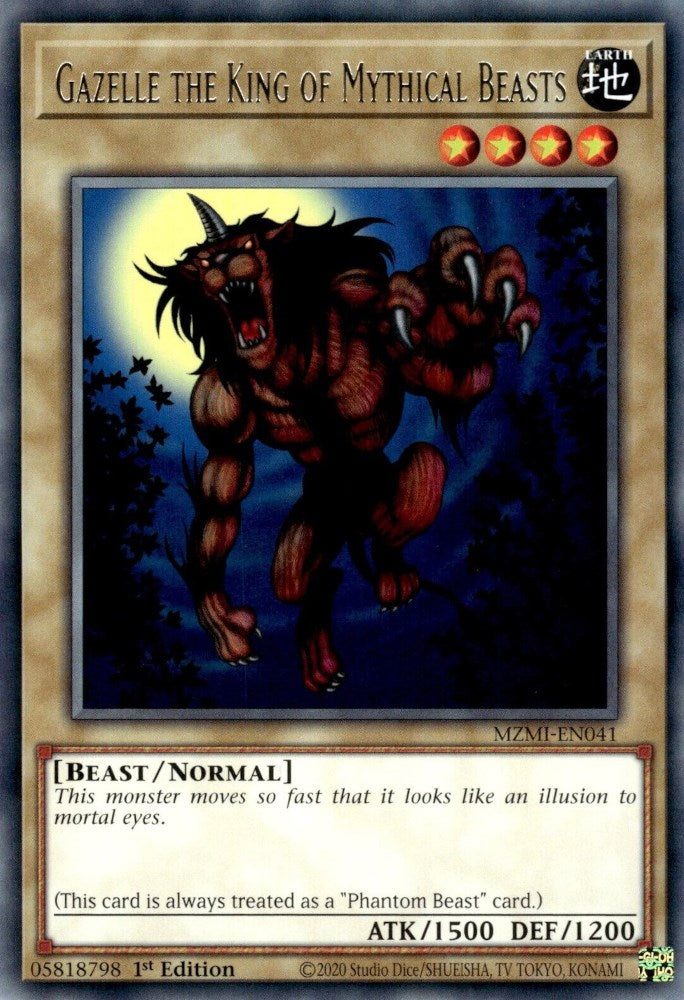 Gazelle the King of Mythical Beasts [MZMI-EN041] Rare | Jomio and Rueliete's Cards and Comics