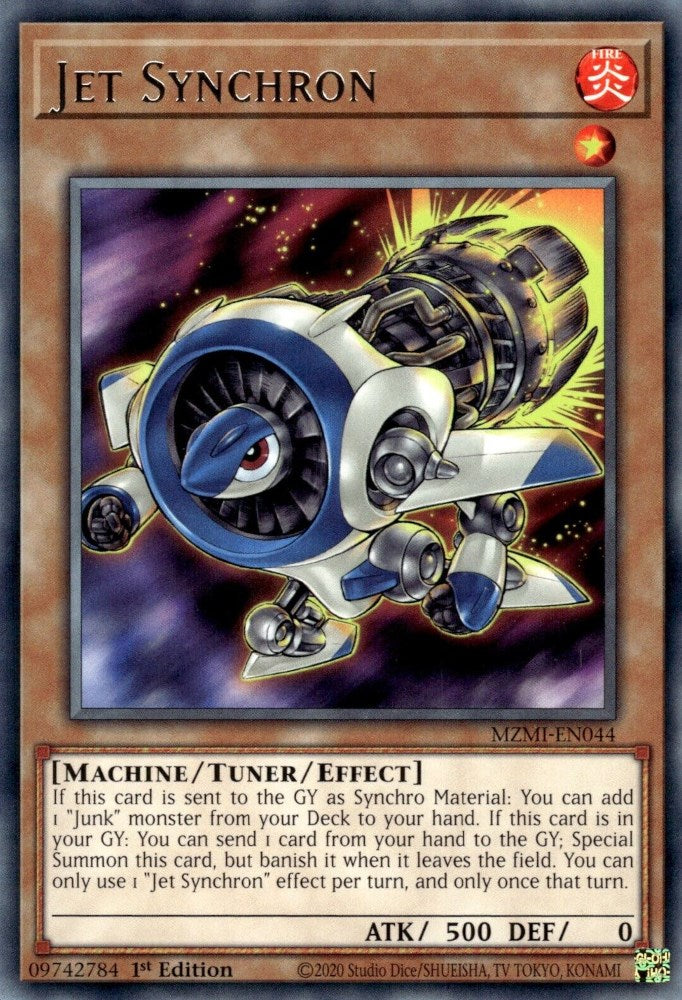 Jet Synchron [MZMI-EN044] Rare | Jomio and Rueliete's Cards and Comics