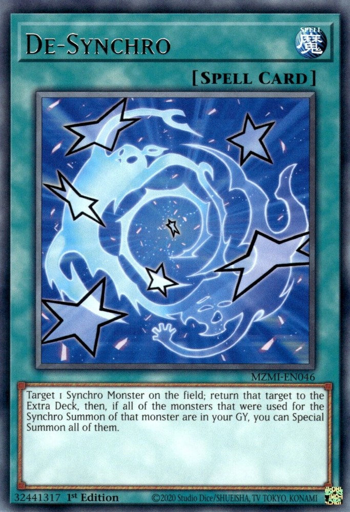 De-Synchro [MZMI-EN046] Rare | Jomio and Rueliete's Cards and Comics