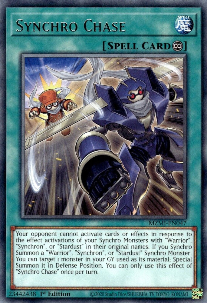Synchro Chase [MZMI-EN047] Rare | Jomio and Rueliete's Cards and Comics