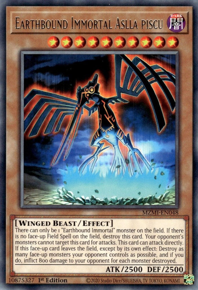 Earthbound Immortal Aslla Piscu [MZMI-EN048] Rare | Jomio and Rueliete's Cards and Comics