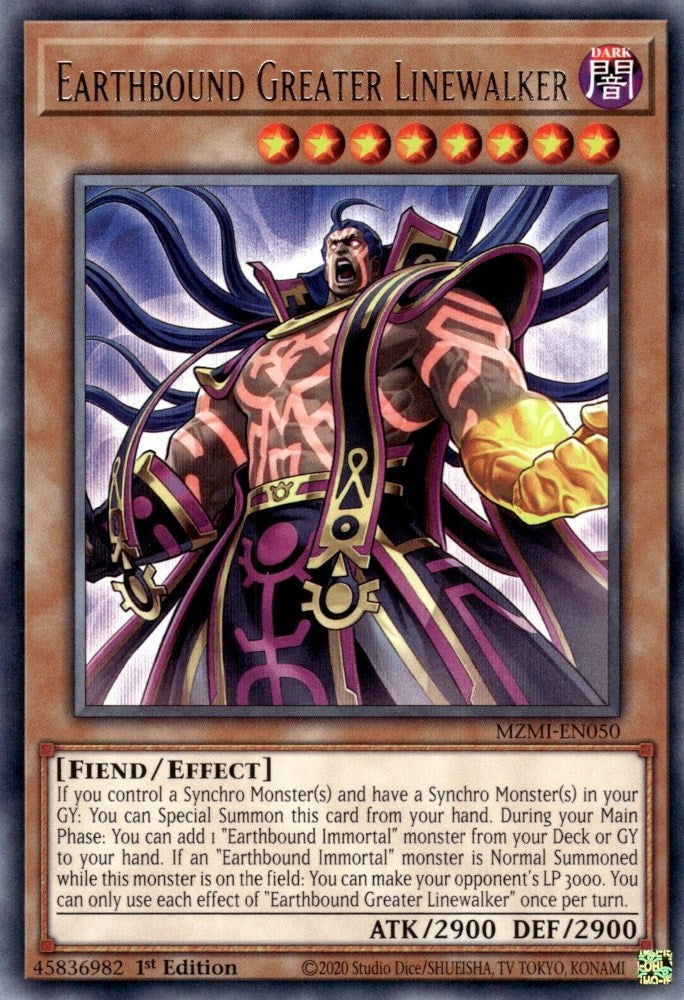 Earthbound Greater Linewalker [MZMI-EN050] Rare | Jomio and Rueliete's Cards and Comics