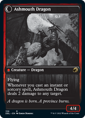 Smoldering Egg // Ashmouth Dragon [Innistrad: Double Feature] | Jomio and Rueliete's Cards and Comics