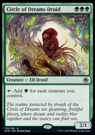 Circle of Dreams Druid (Promo Pack) [Dungeons & Dragons: Adventures in the Forgotten Realms Promos] | Jomio and Rueliete's Cards and Comics