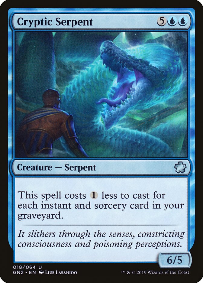 Cryptic Serpent [Game Night 2019] | Jomio and Rueliete's Cards and Comics
