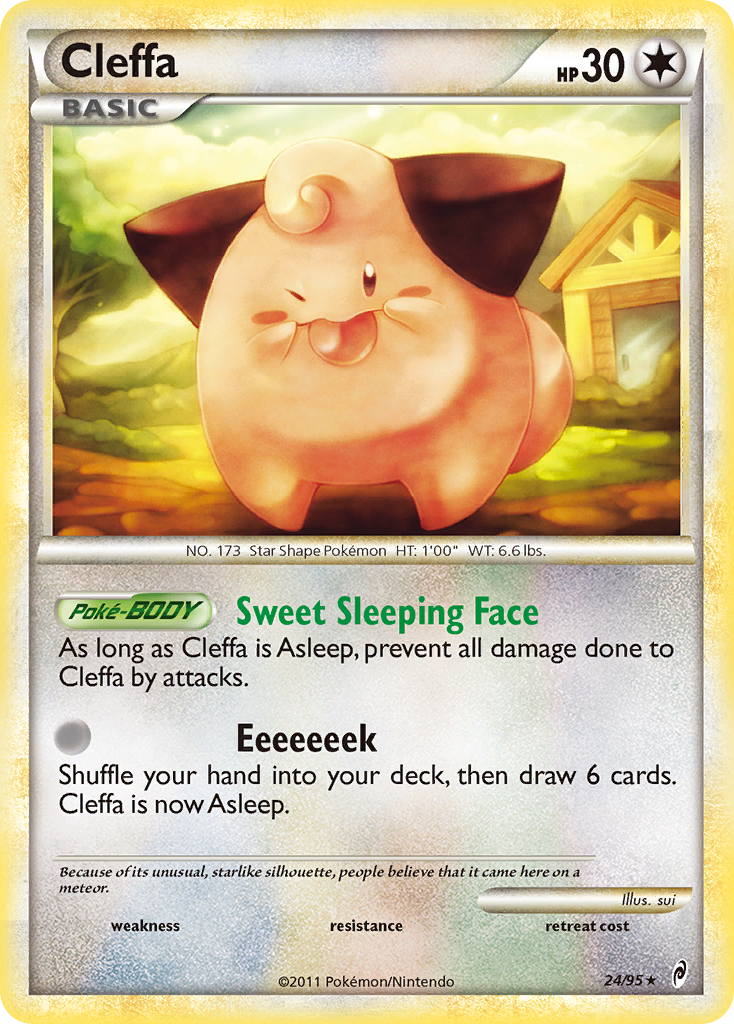 Cleffa (24/95) [HeartGold & SoulSilver: Call of Legends] | Jomio and Rueliete's Cards and Comics