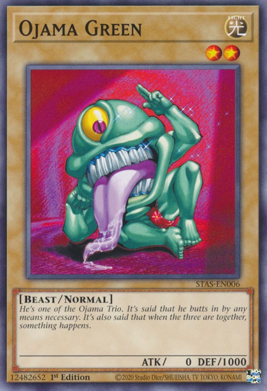 Ojama Green [STAS-EN006] Common | Jomio and Rueliete's Cards and Comics