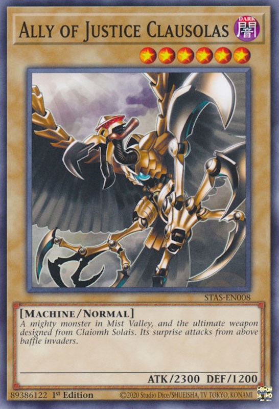 Ally of Justice Clausolas [STAS-EN008] Common | Jomio and Rueliete's Cards and Comics