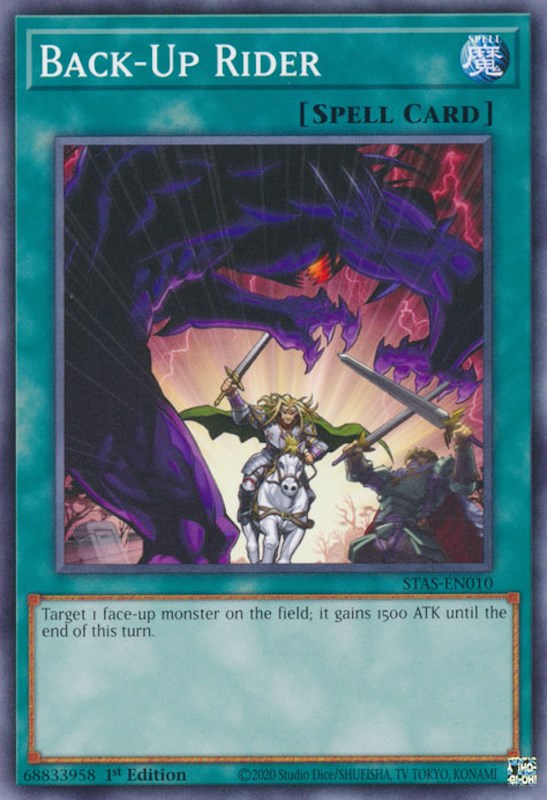Back-Up Rider [STAS-EN010] Common | Jomio and Rueliete's Cards and Comics