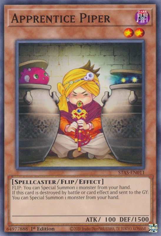 Apprentice Piper [STAS-EN011] Common | Jomio and Rueliete's Cards and Comics