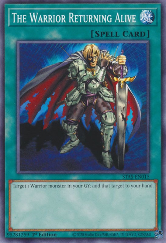 The Warrior Returning Alive [STAS-EN015] Common | Jomio and Rueliete's Cards and Comics